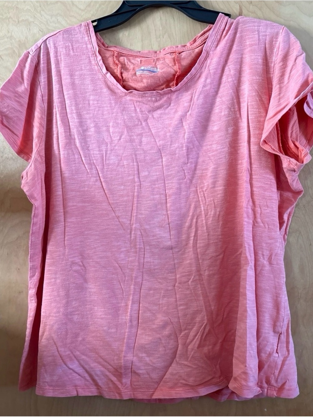 Coral Short Sleeve Slub Tee